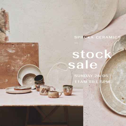 STOCKSALE / OPEN ATELIER & FIRE COOKING SUNDAY 26 MAY