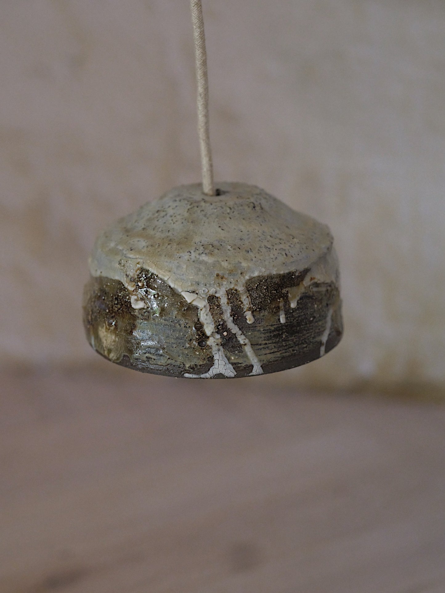 Seizan no. 1 - light sculpture, clay