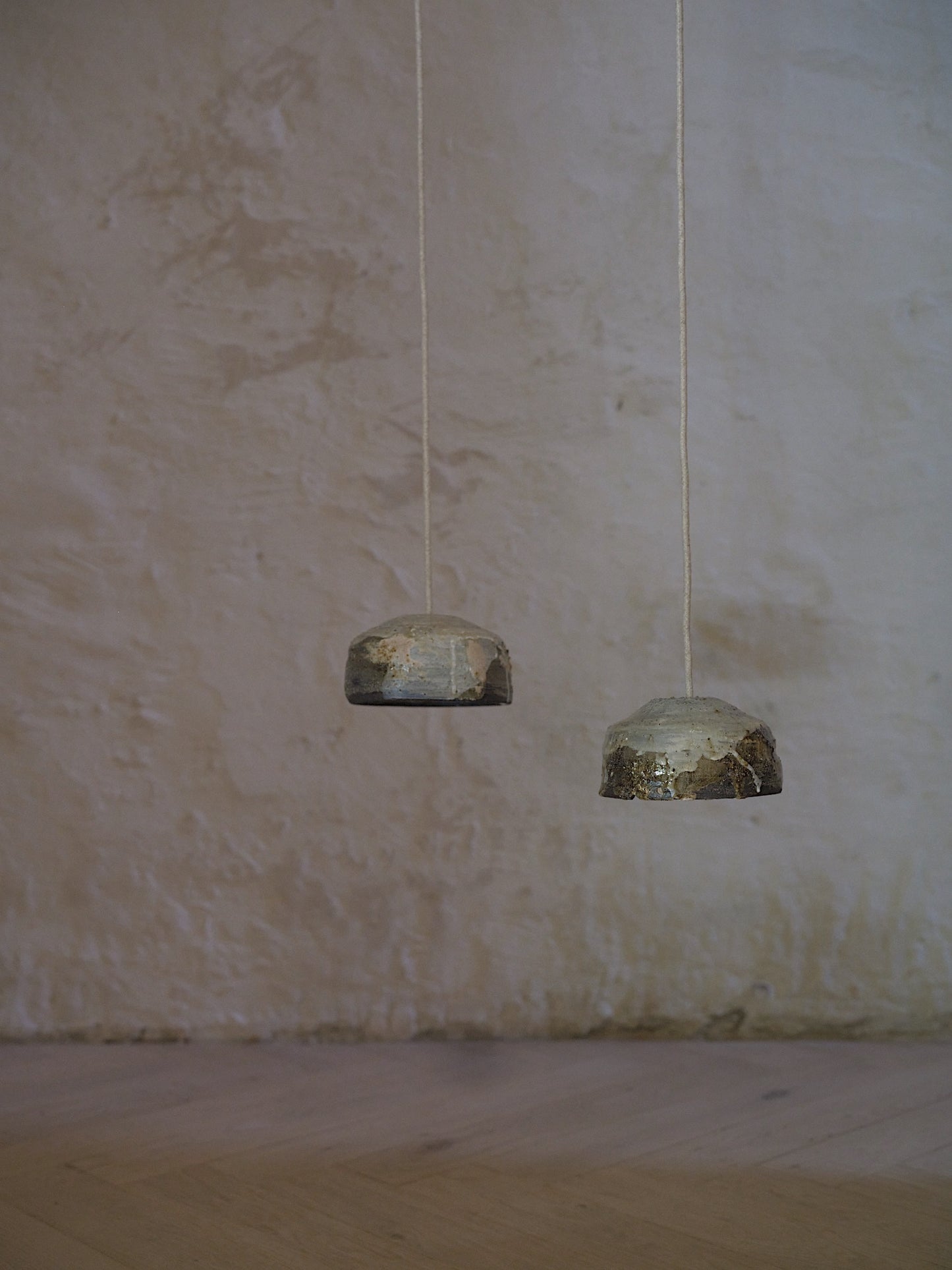 Seizan no. 1 - light sculpture, clay