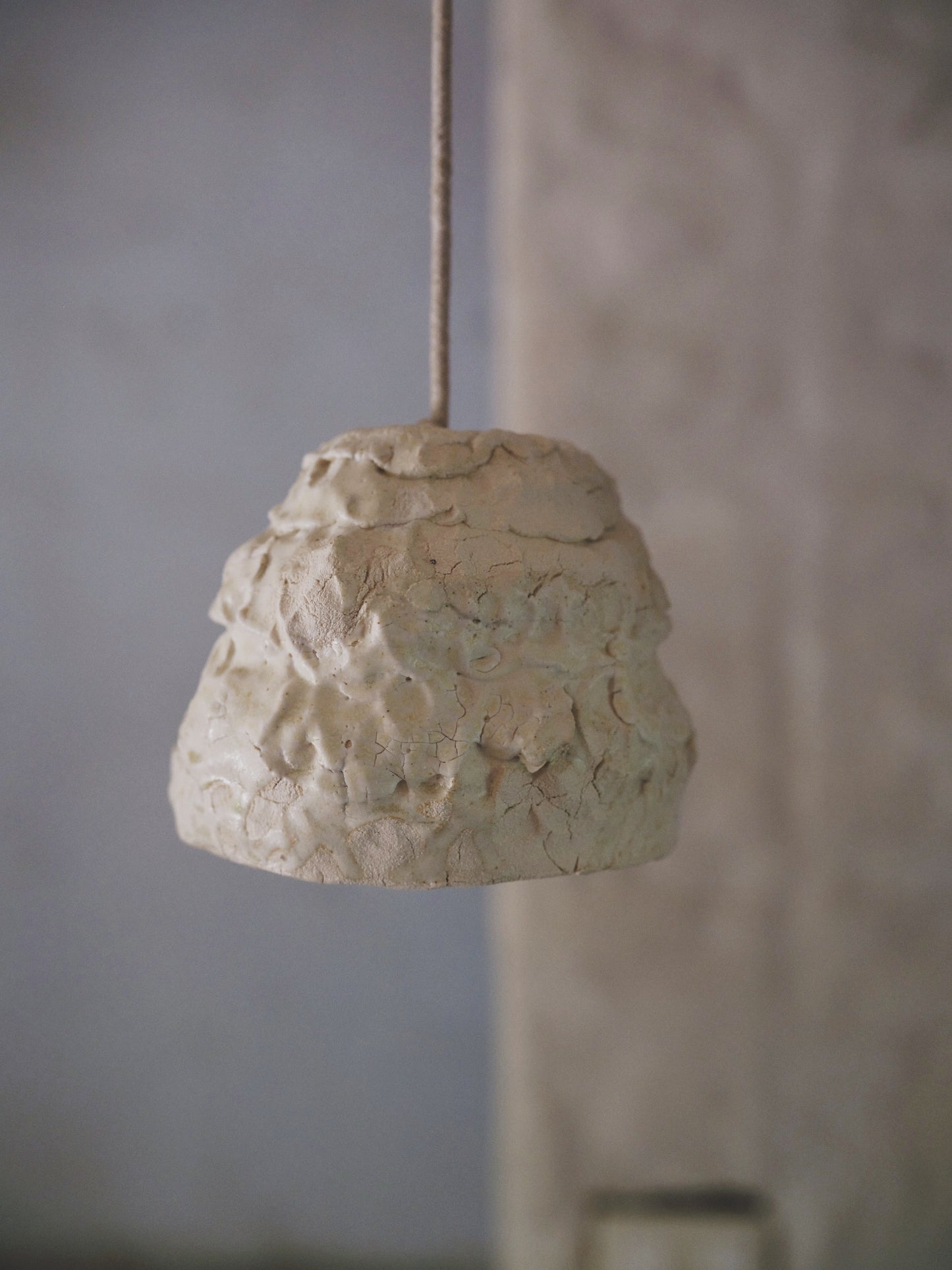 Seizan no. 9 - light sculpture, clay