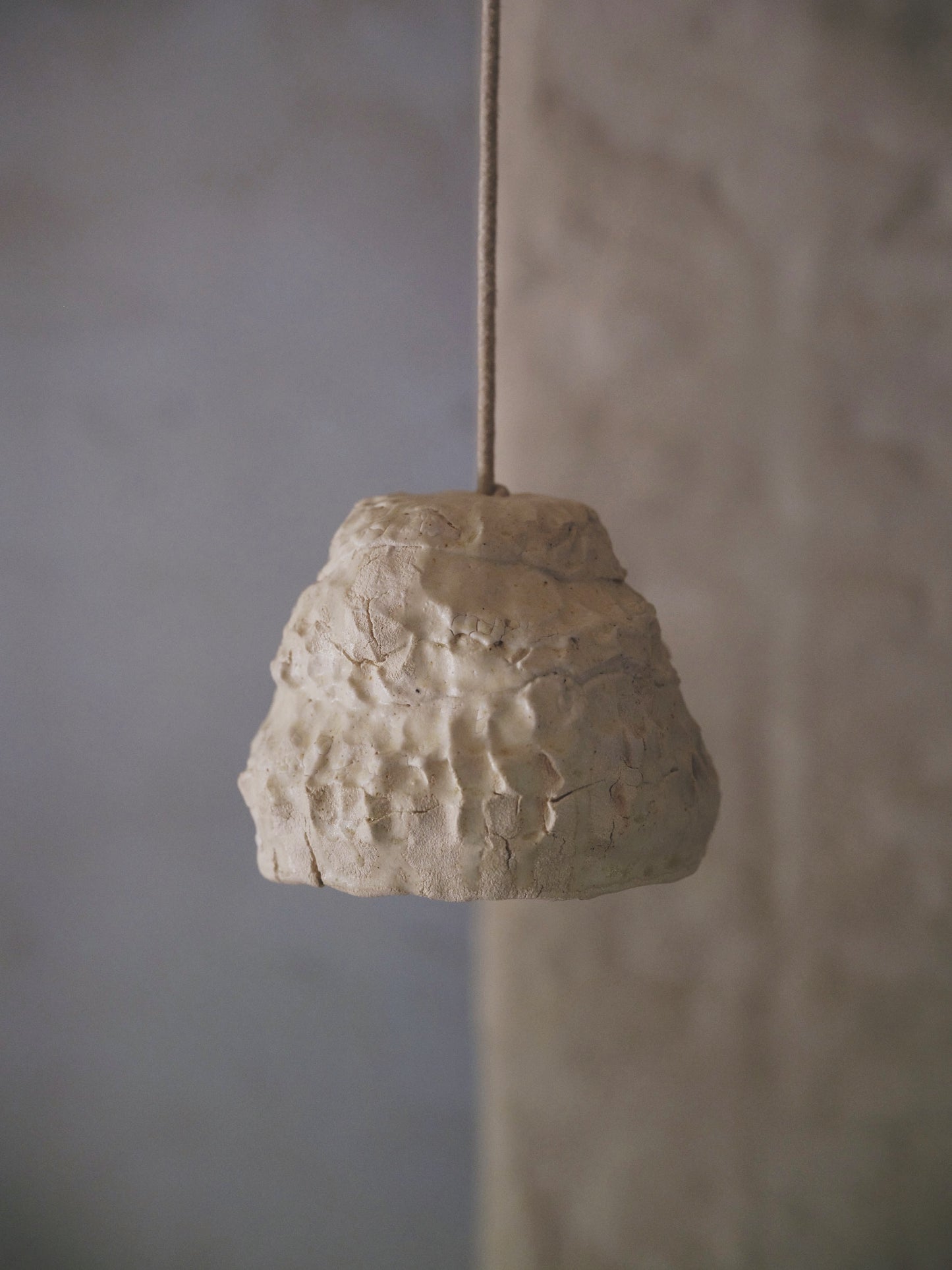 Seizan no. 9 - light sculpture, clay