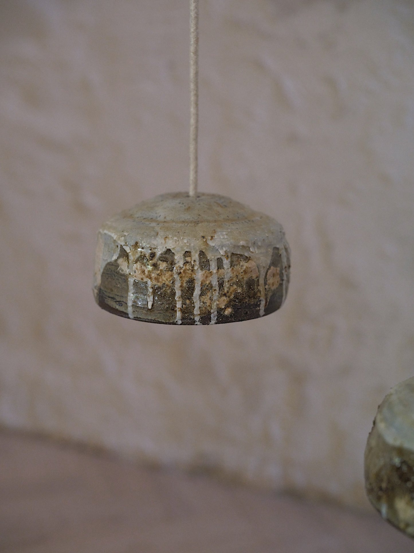 Seizan no. 1 - light sculpture, clay