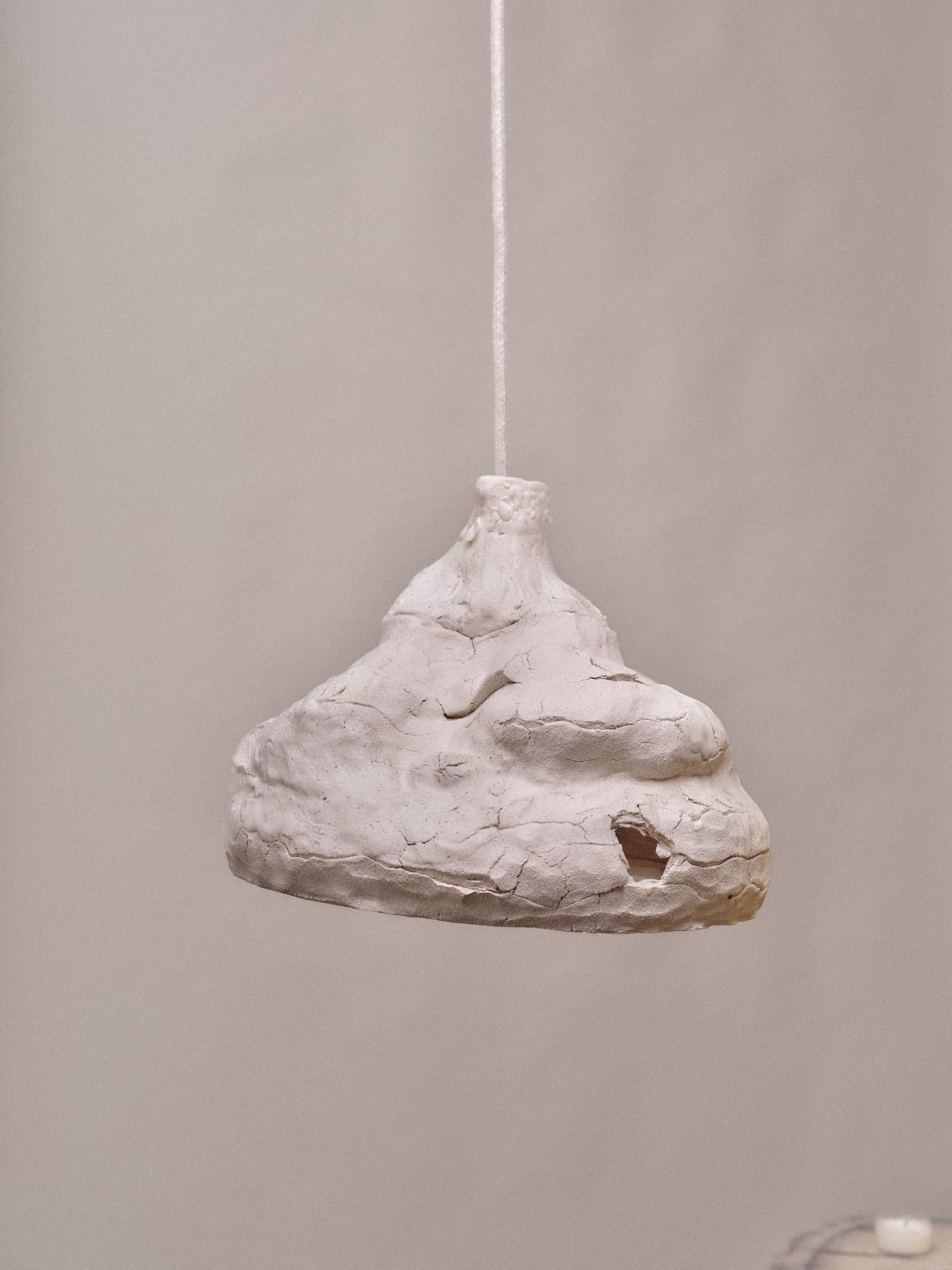 Seizan no. 6 - big light sculpture, clay