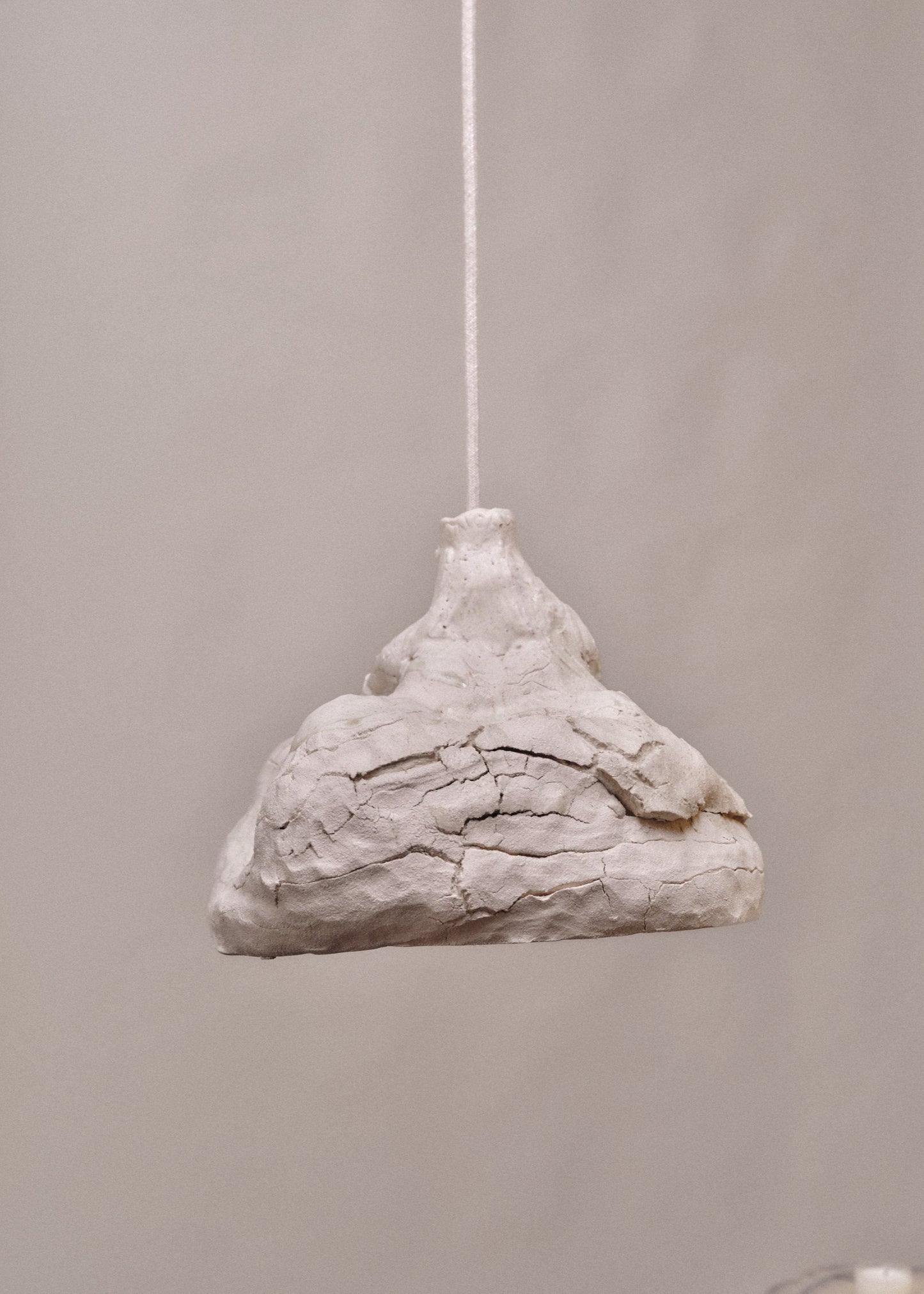 Seizan no. 6 - big light sculpture, clay