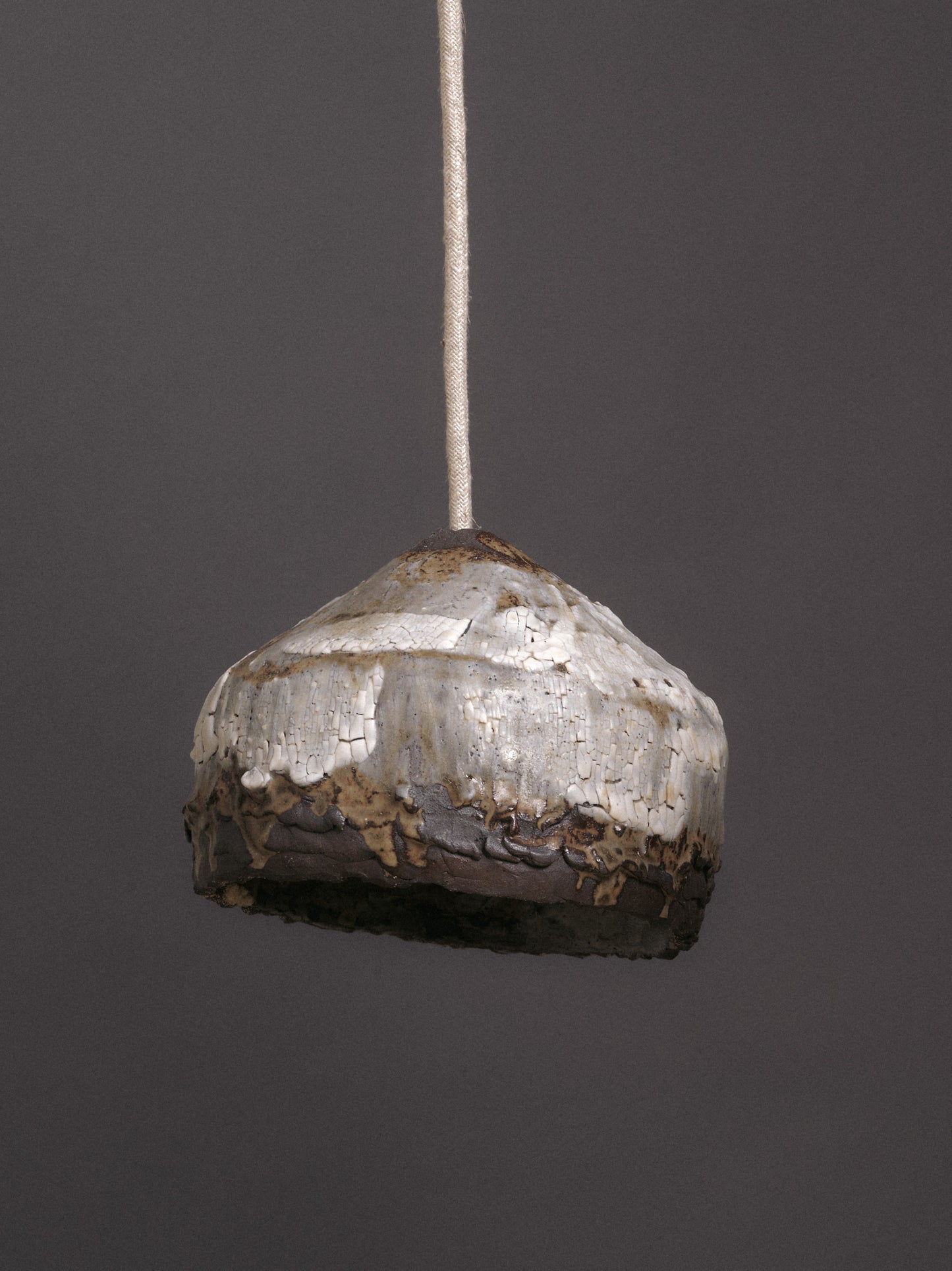 Seizan no. 2 - light sculpture, clay