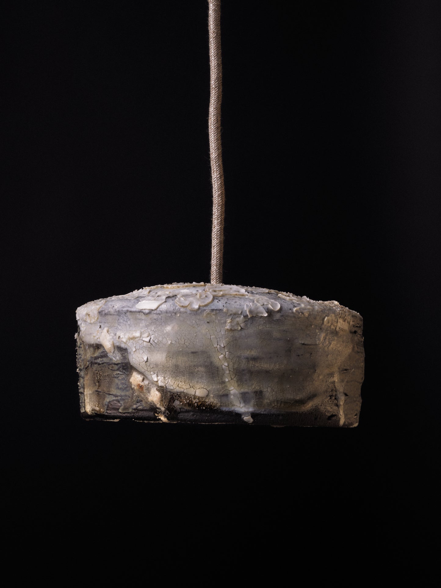 Seizan no. 1 - light sculpture, clay