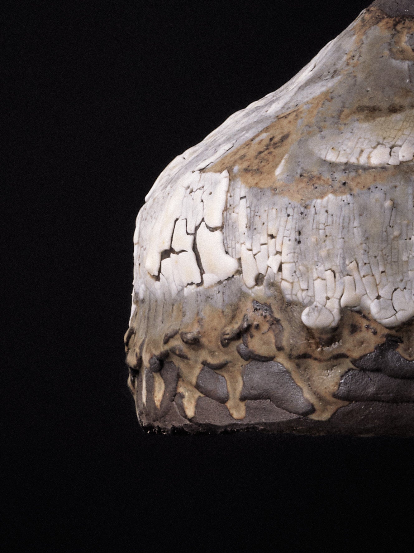 Seizan no. 2 - light sculpture, clay