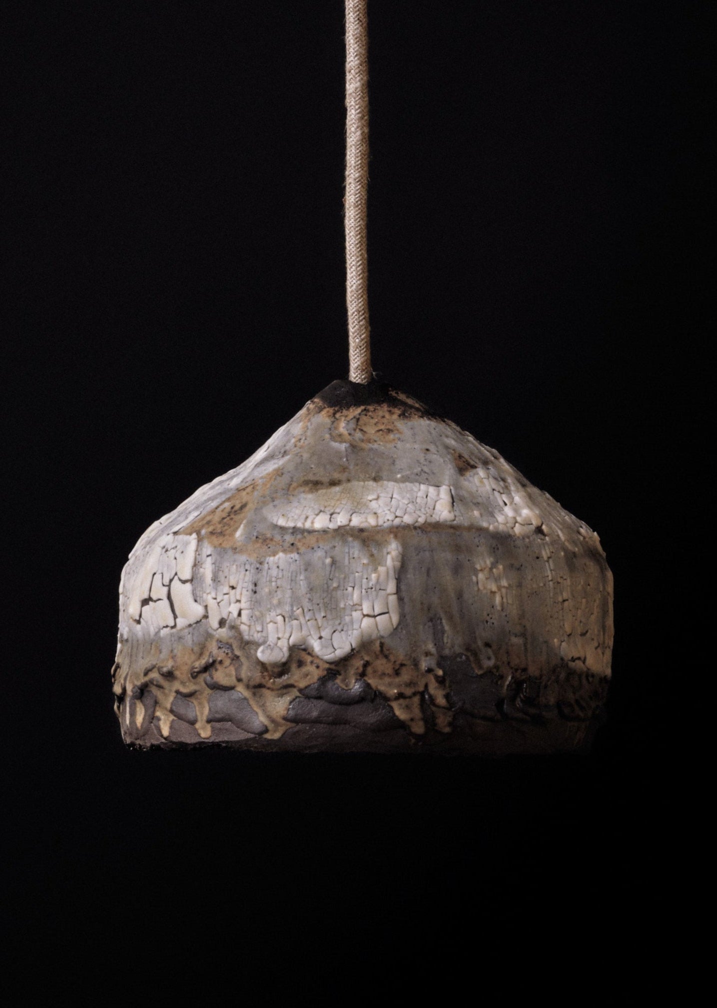 Seizan no. 2 - light sculpture, clay