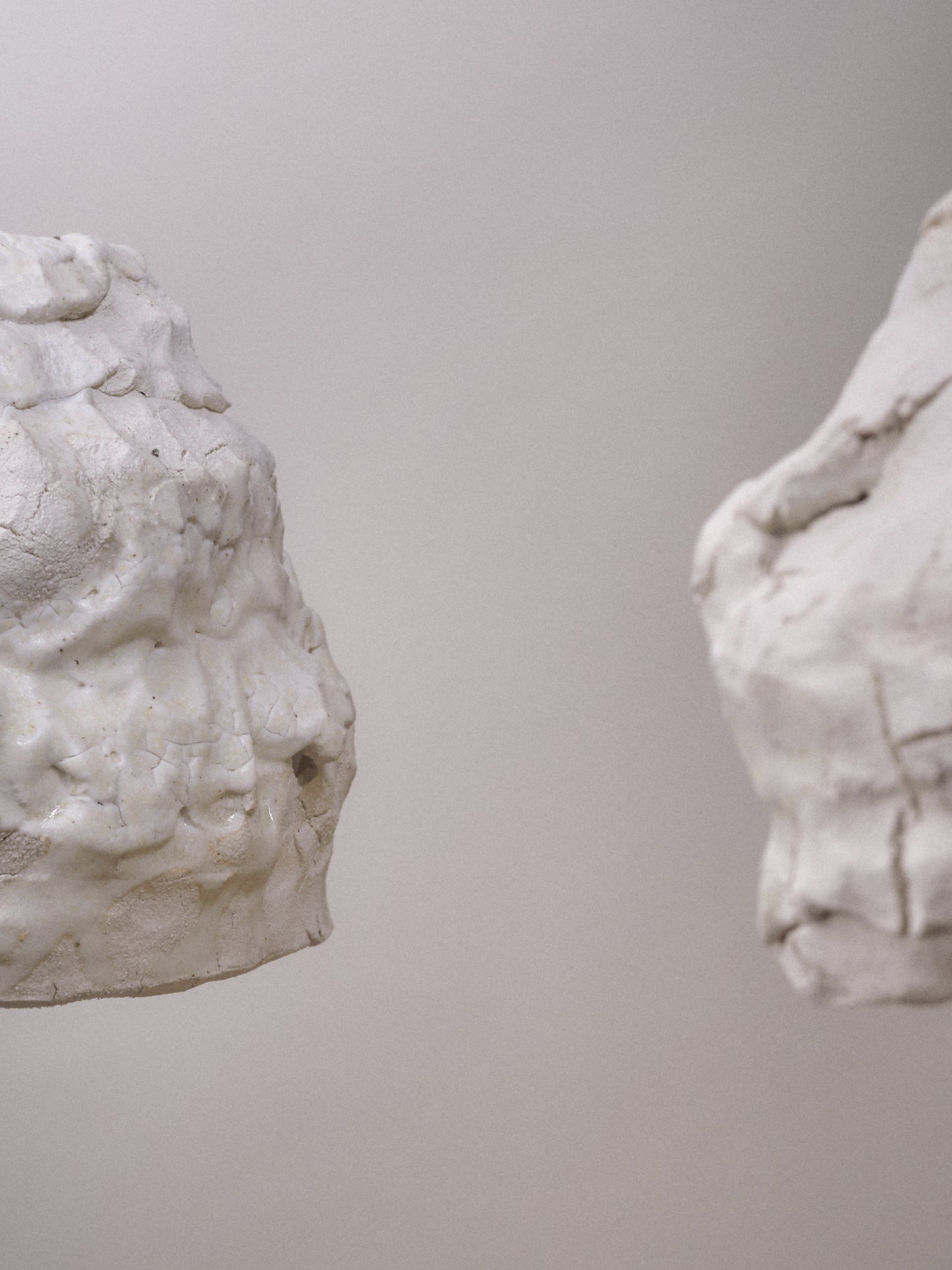 Seizan no. 8 - light sculpture, clay
