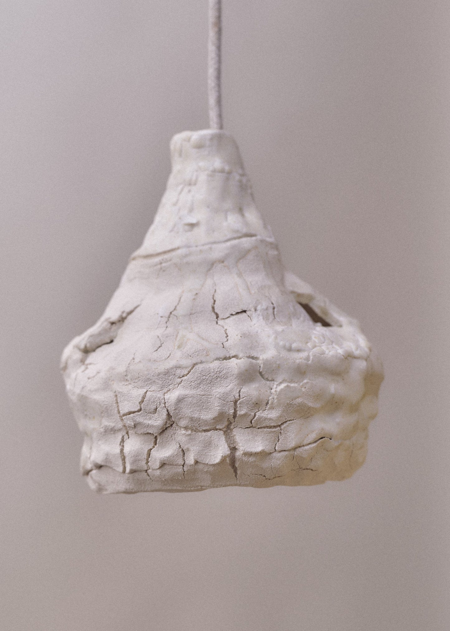 Seizan no. 8 - light sculpture, clay