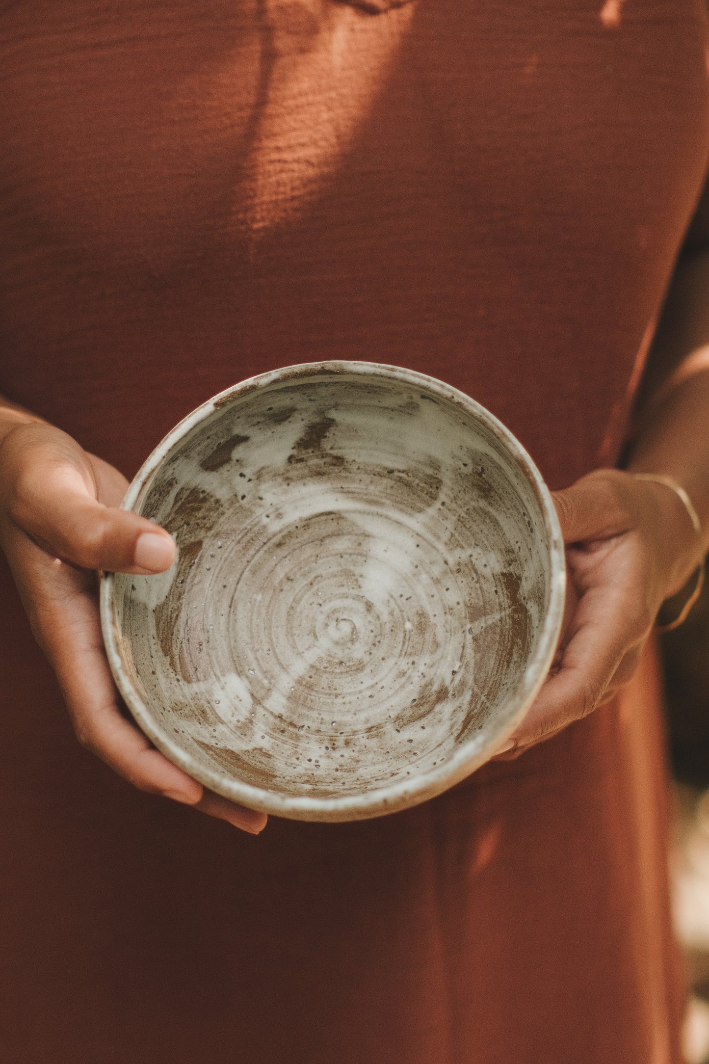 natural white wabi bowl