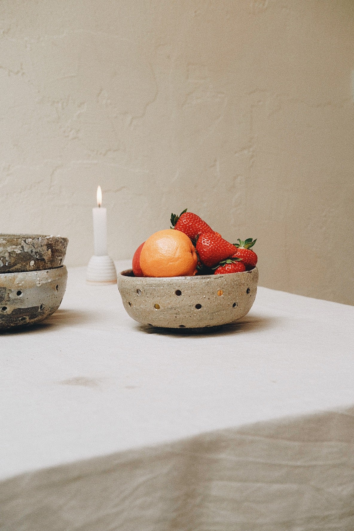 berry bowls / colanders / vergiet