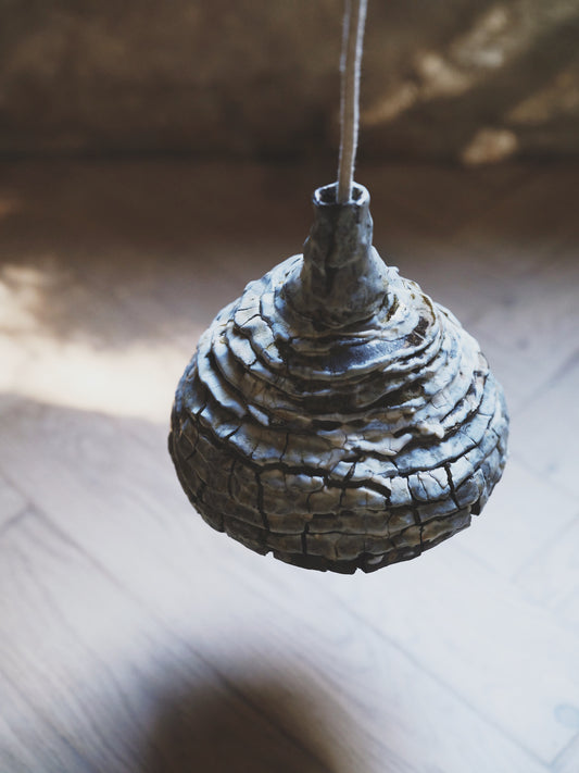 Seizan no. 4 - light sculpture, clay