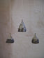 Seizan no. 3 - big light sculpture, clay - set of 3