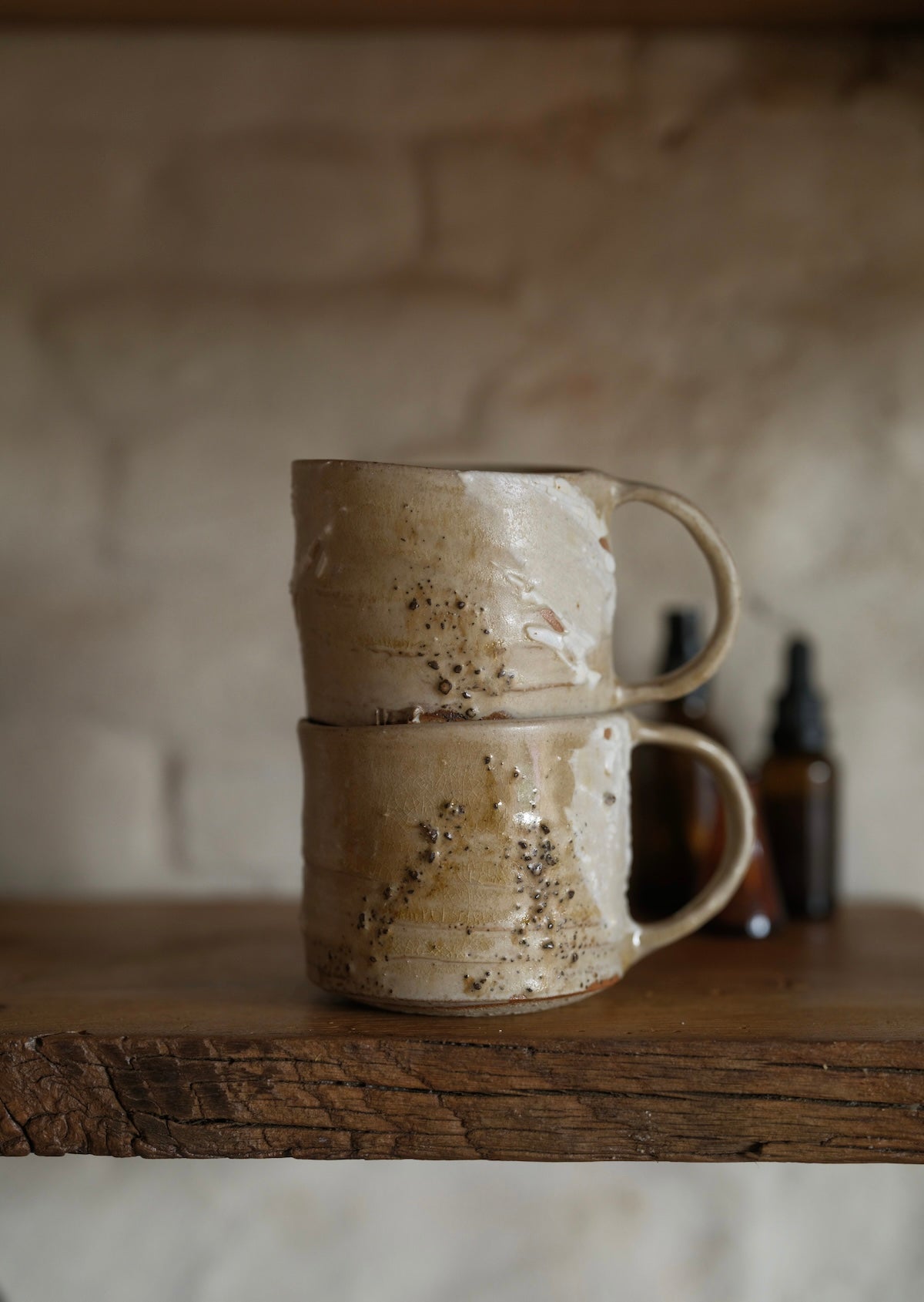 big filled cup ash craquelé