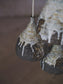 Seizan no. 3 - big light sculpture, clay - set of 3