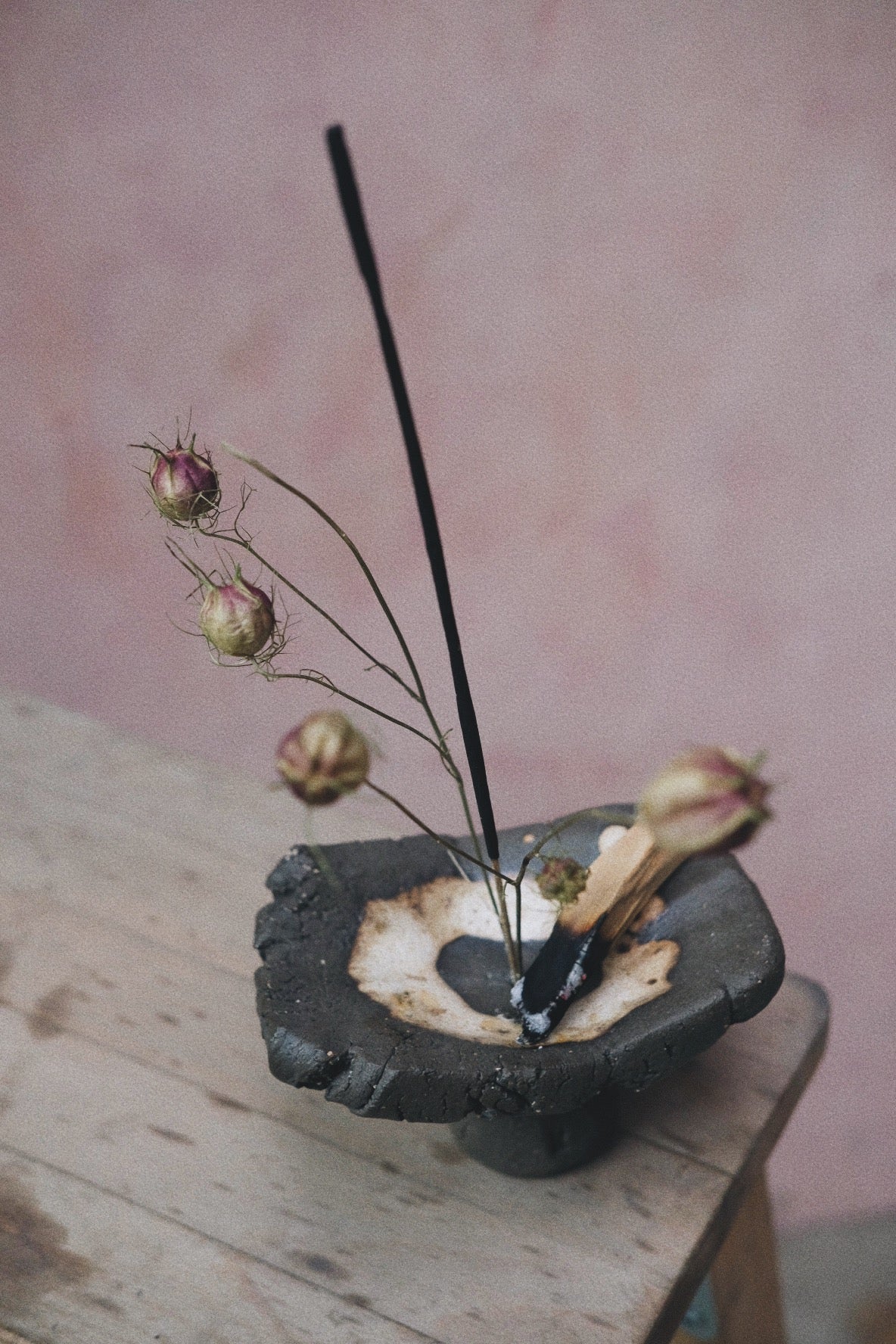 Wabi tray circle black