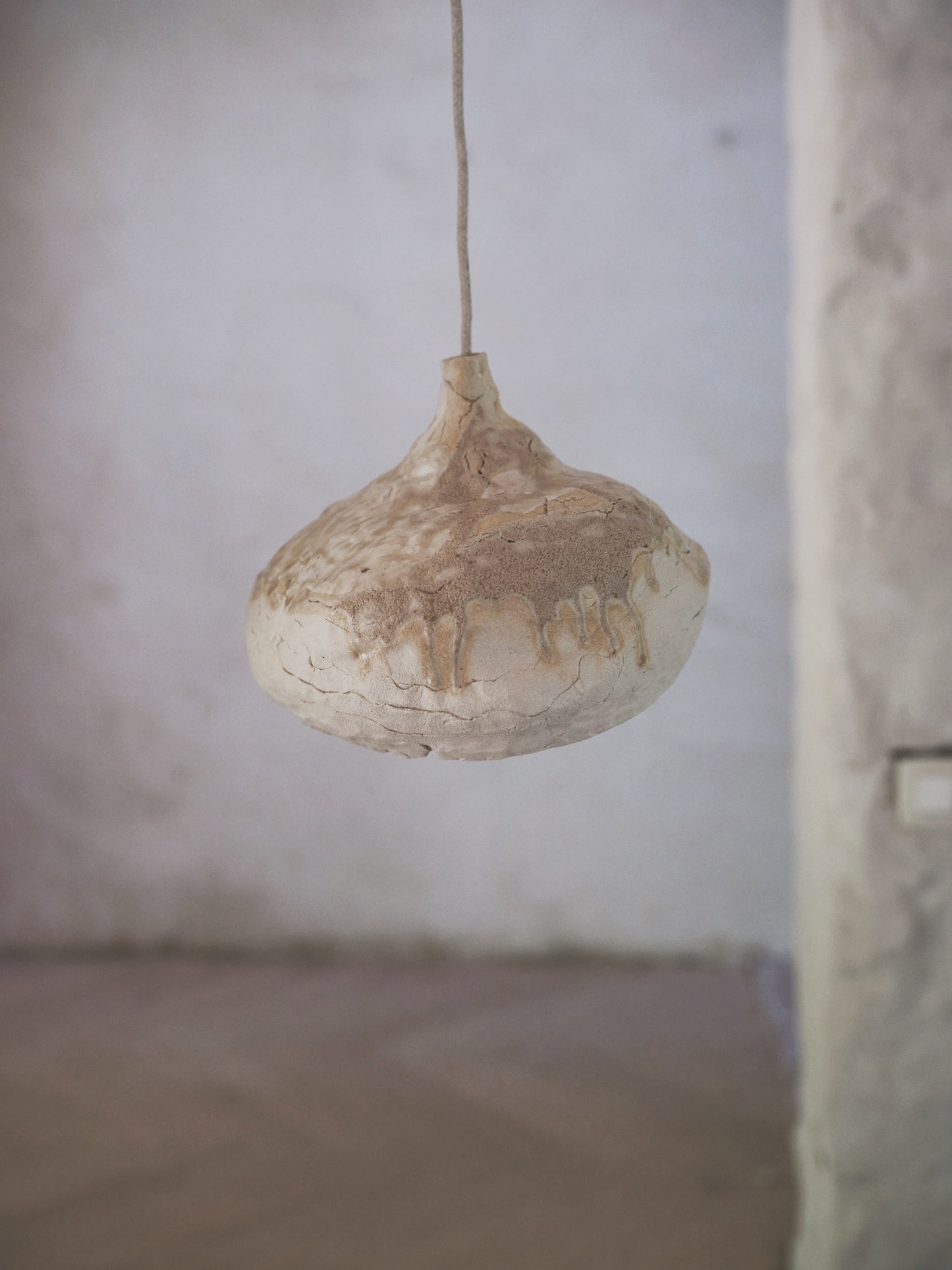 Seizan no. 7 - big light sculpture, clay
