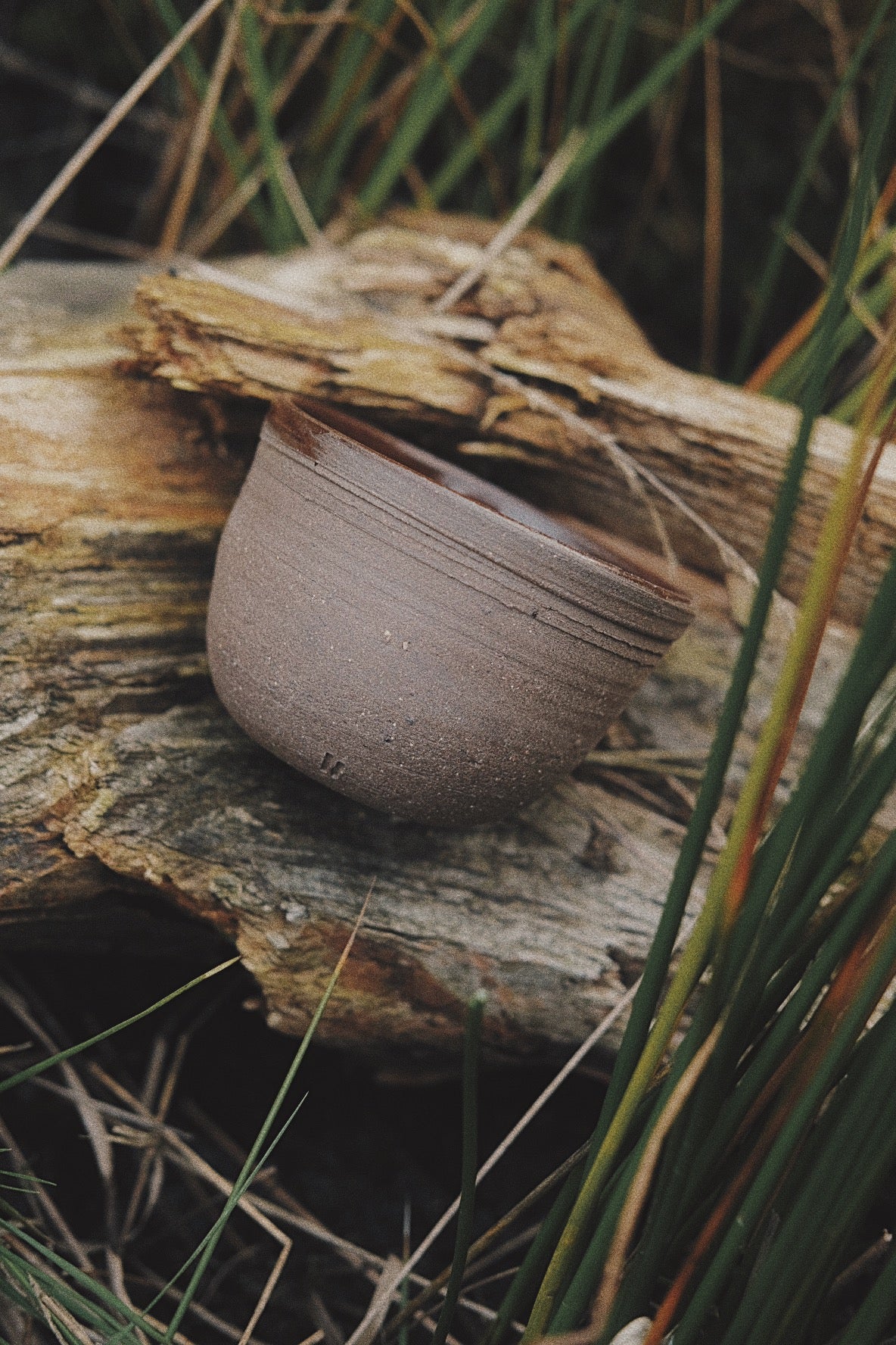 Tea bowl ash glaze