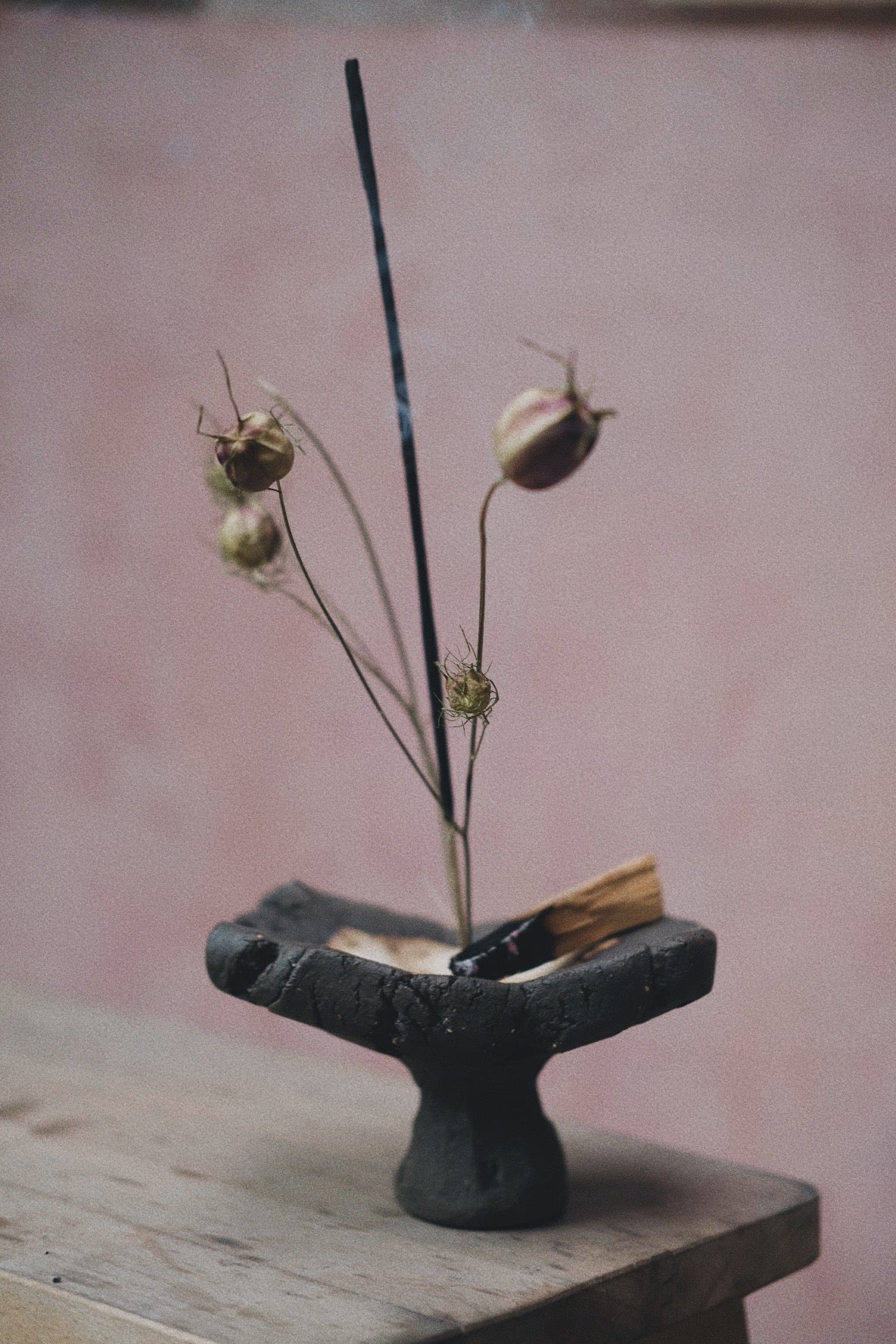 Wabi tray circle black