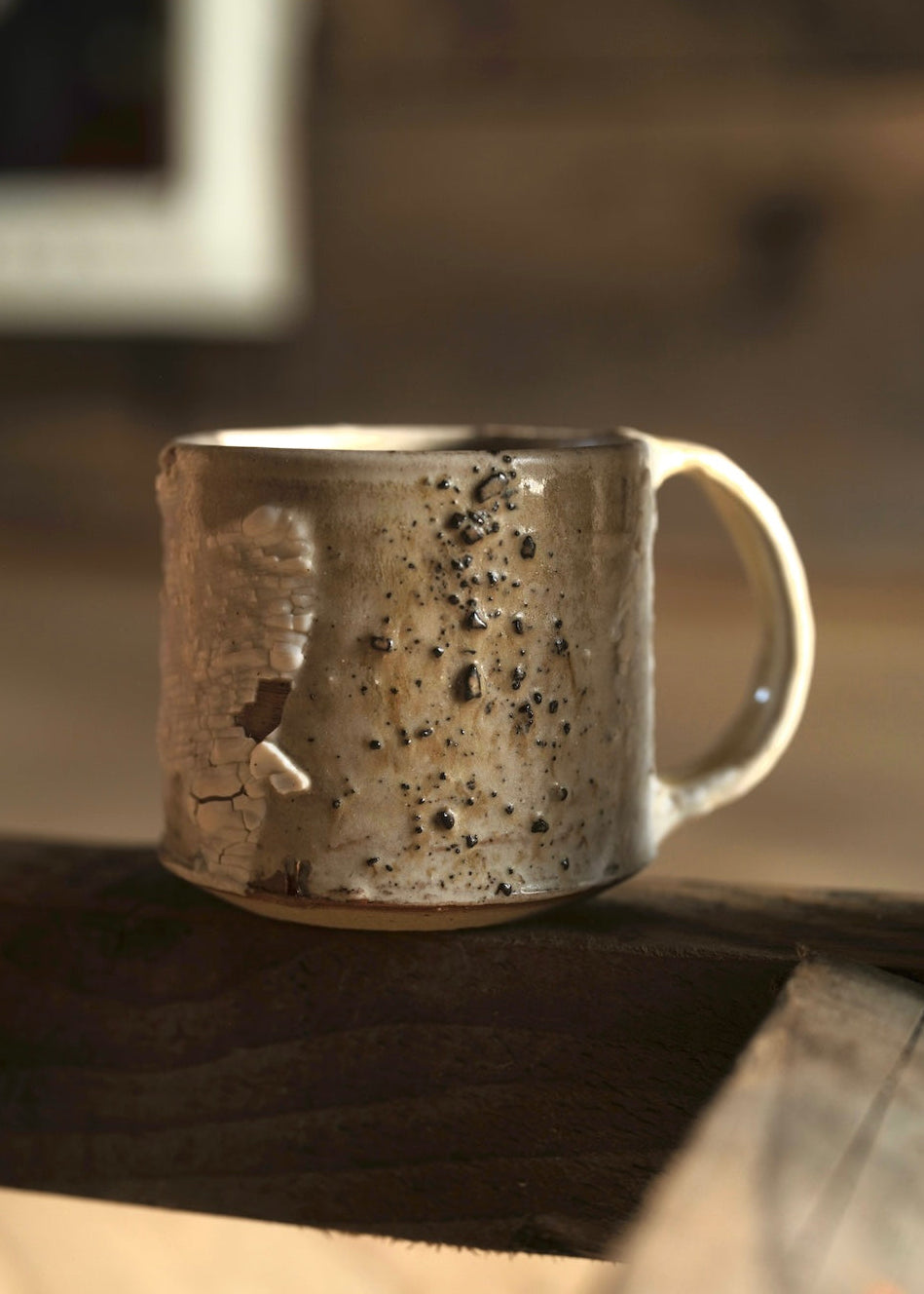 big filled cup ash craquelé