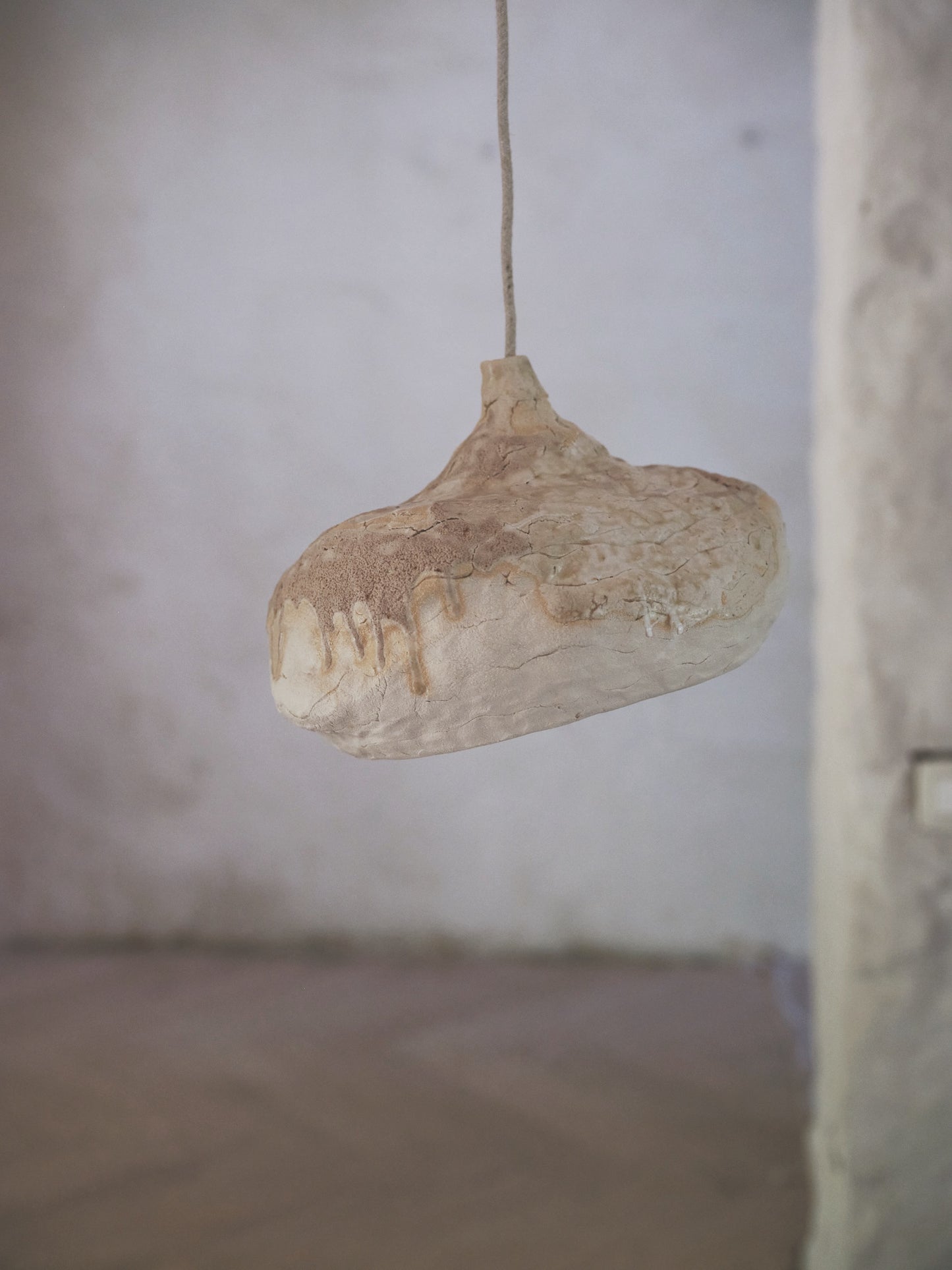 Seizan no. 7 - big light sculpture, clay