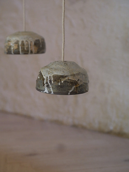 Seizan no. 1 - light sculpture, clay