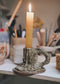 Candle holder moss