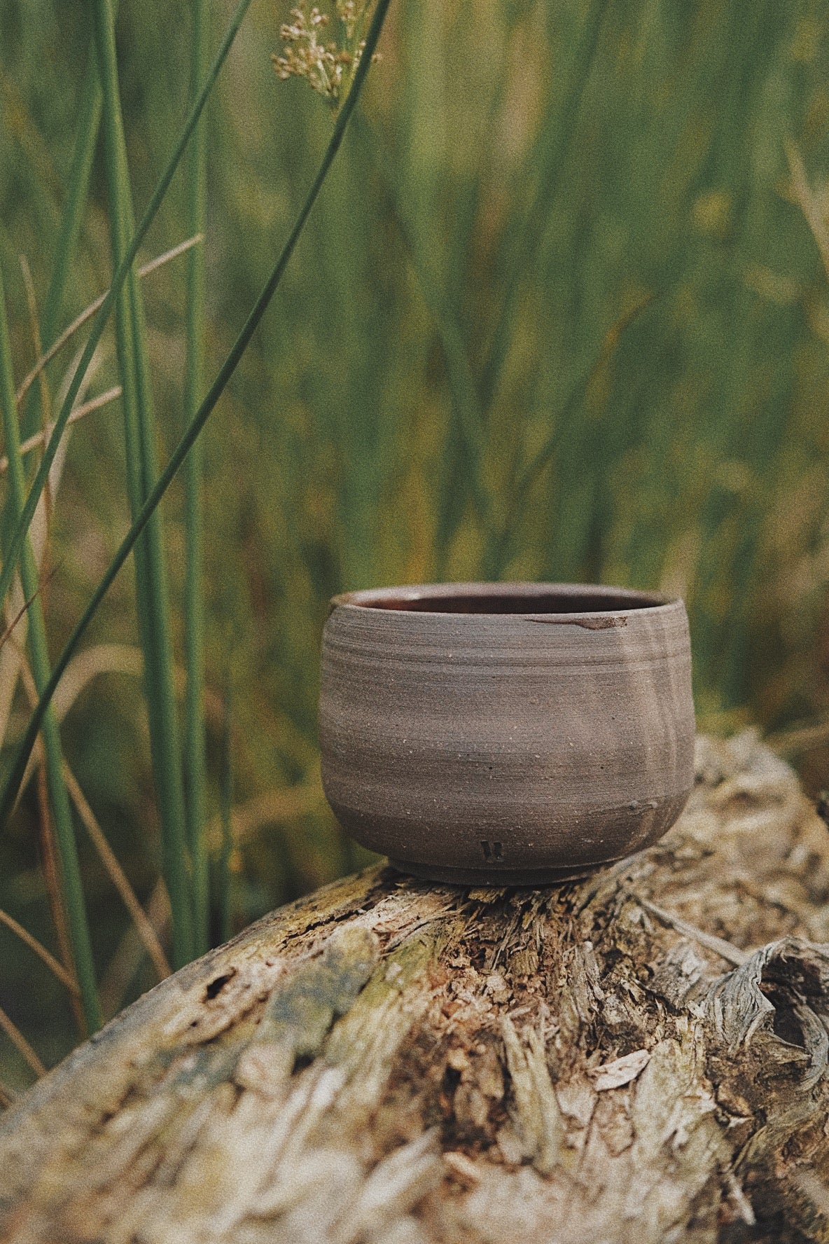 Tea bowl ash glaze