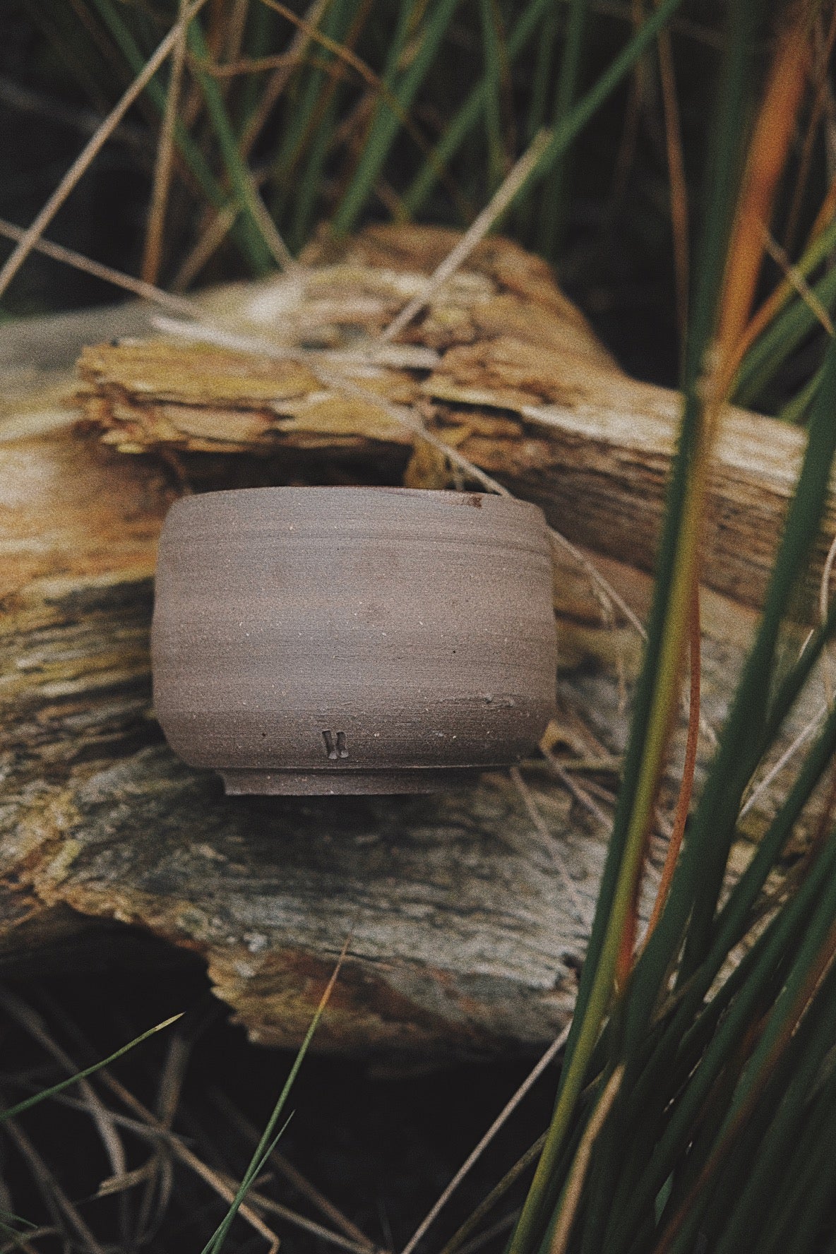 Tea bowl ash glaze