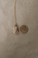 Venus necklace no. 16 gold plated chain