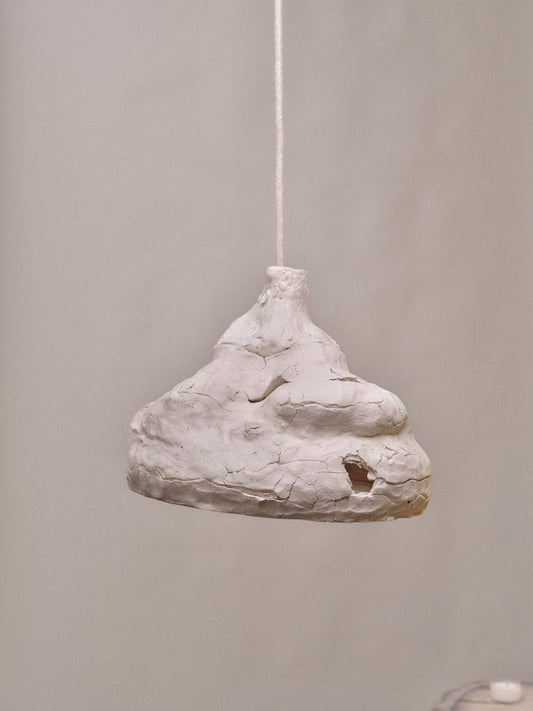 Seizan no. 5 - light sculpture, clay