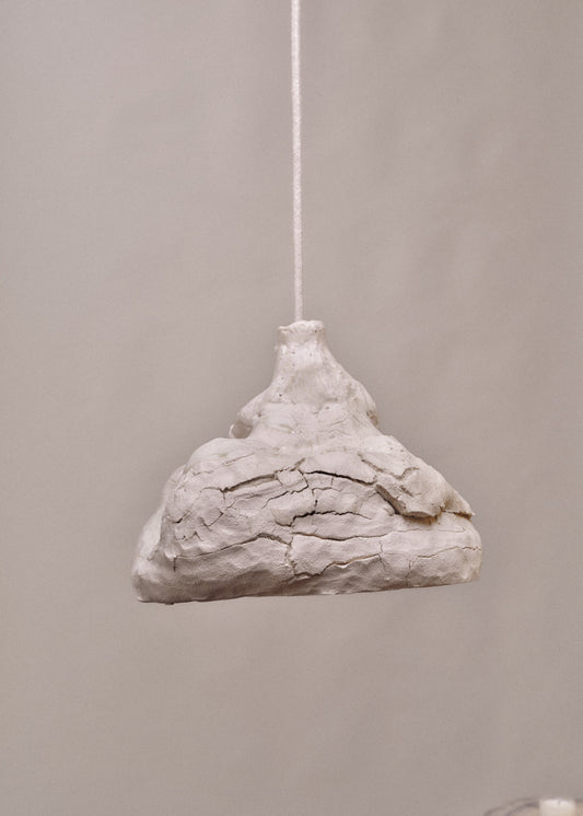 Seizan no. 5 - light sculpture, clay