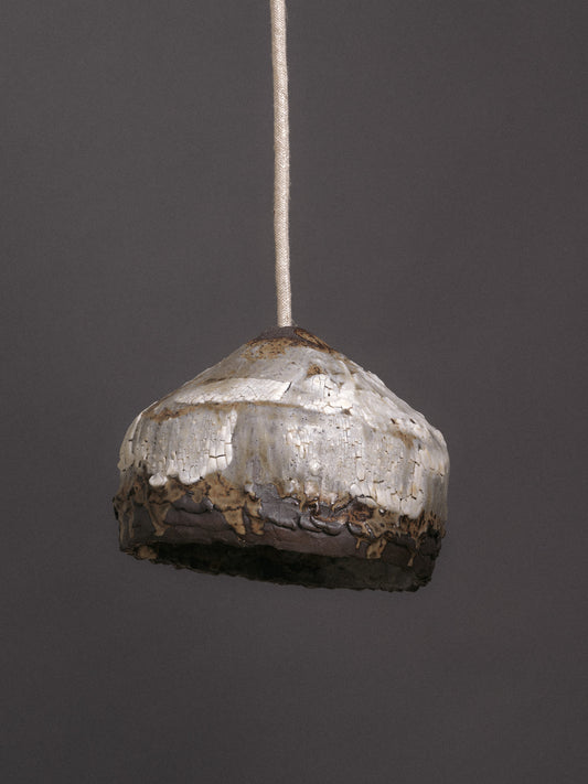 Seizan no. 2 - light sculpture, clay