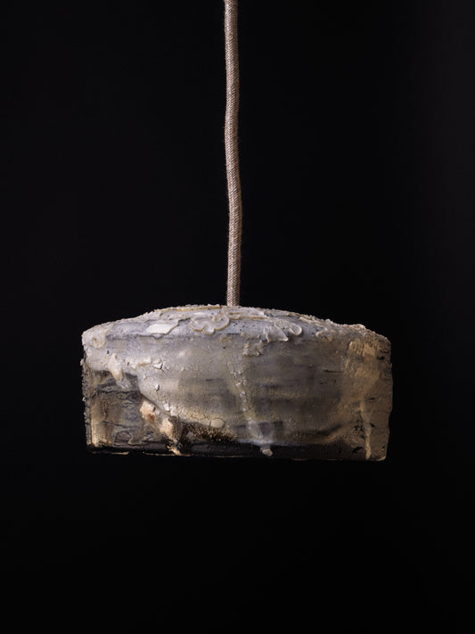 Seizan no. 1 - light sculpture, clay