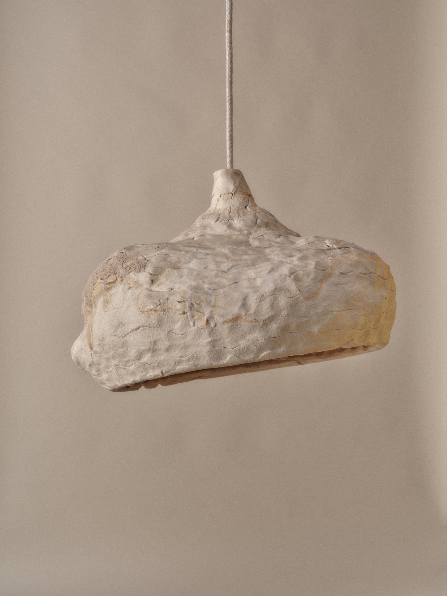 Seizan no. 7 - big light sculpture, clay