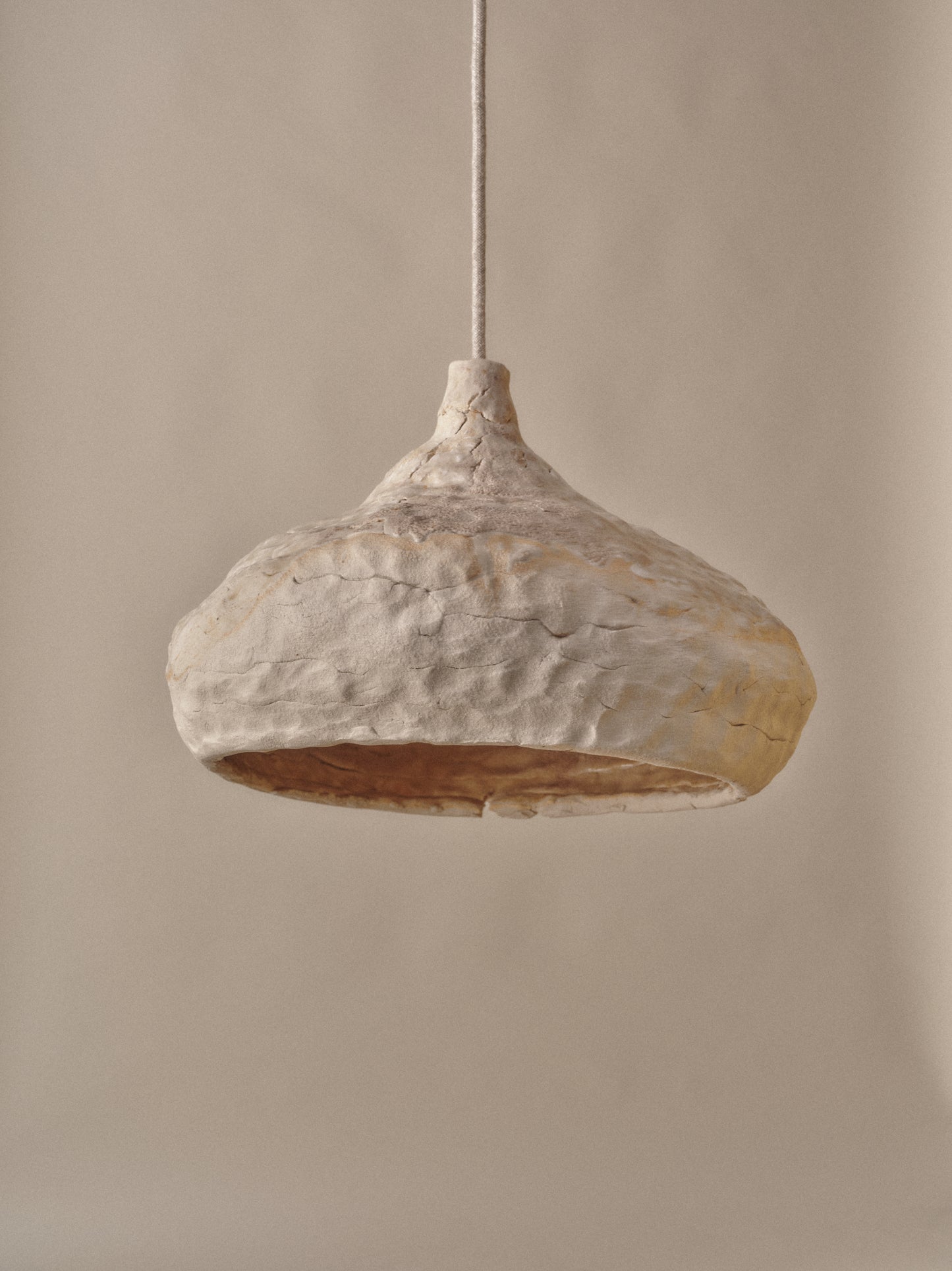 Seizan no. 7 - big light sculpture, clay