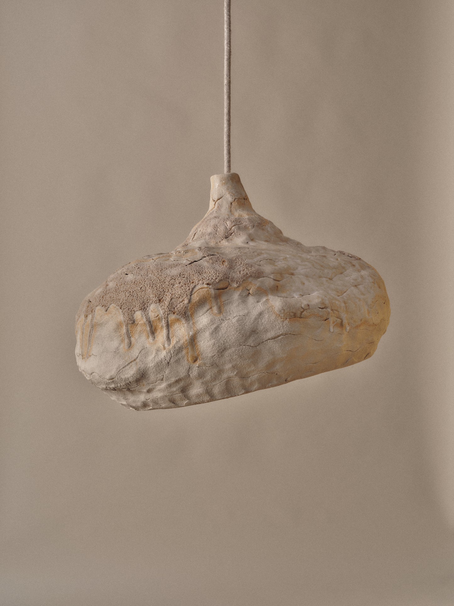 Seizan no. 7 - big light sculpture, clay