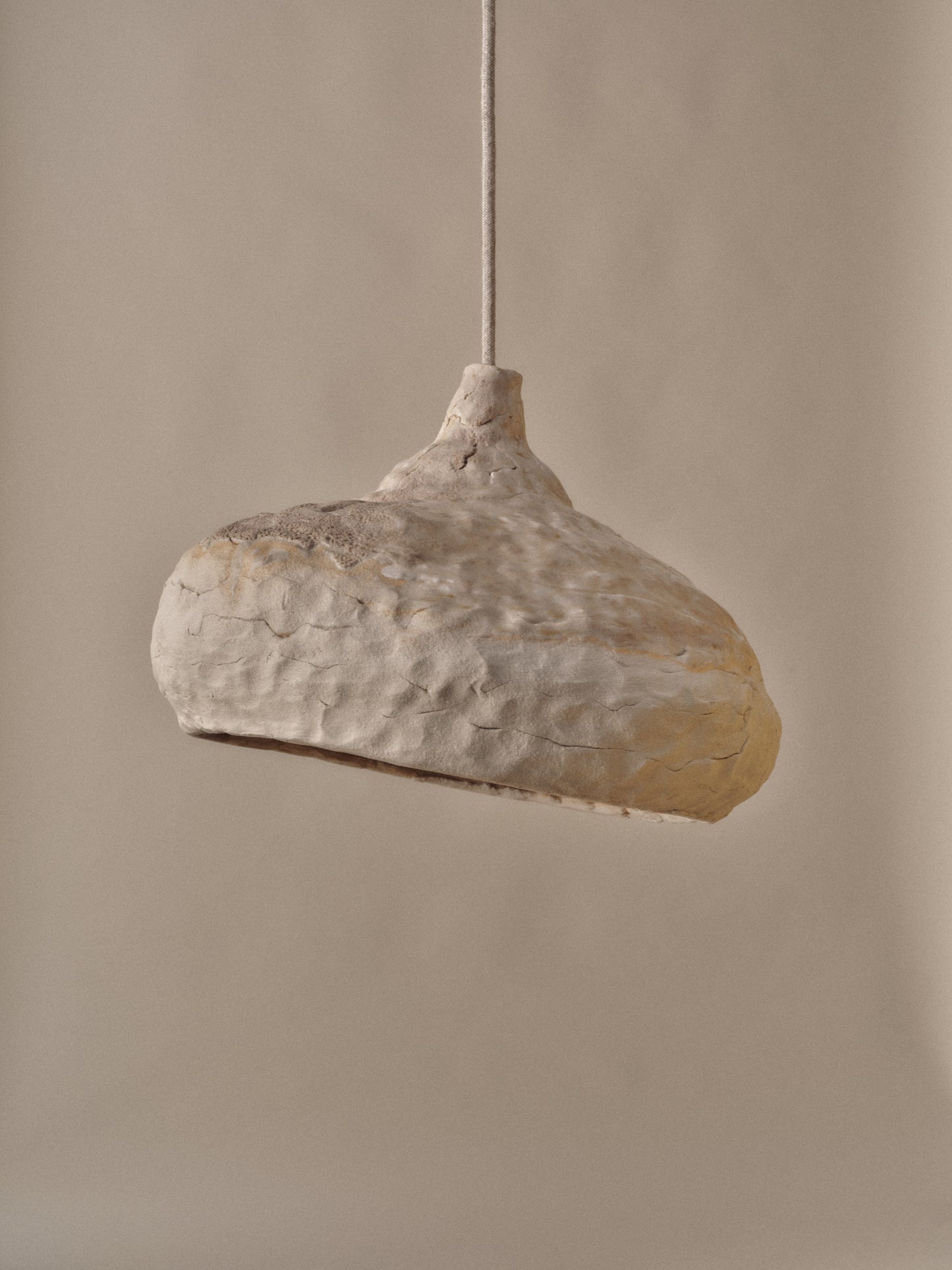 Seizan no. 7 - big light sculpture, clay